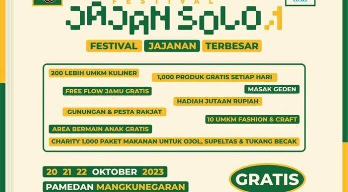 Hari Terakhir Festival Jajan Solo di Pura Mangkunegaran, Ada Apa Aja?