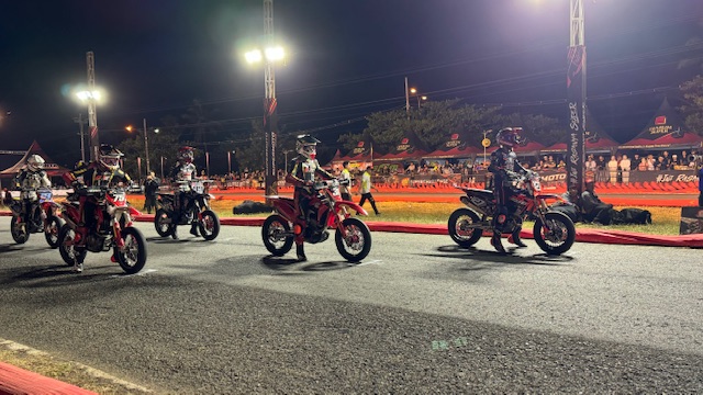 Sejumlah pebalap nasional ikuti Superchallenge Supermoto Race 2024 Seri Kejurnas di Sirkuit Boyolali.(Solokini/Ridan Kuncoro)