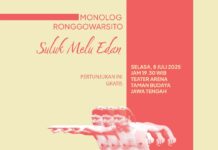 Suka Teater? Yuk, Tonton Monolog Ronggowarsito di TBJT!