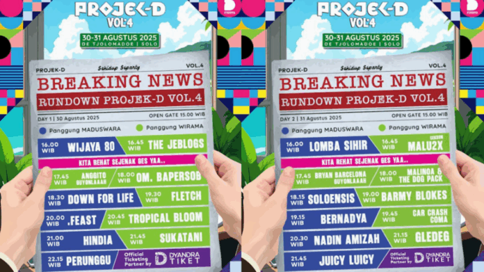 Projek-D Vol.4 rundown