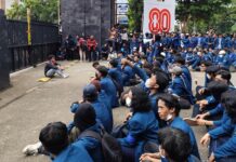 Forkopimda Jateng Bersatu Jaga Keamanan Pasca Kerusuhan Demo Aksi demo sejumlah mahasiswa