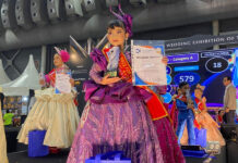 Model Cilik Naomi Keinarra Promosikan Kain Endek Bali ke Internasional