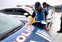 Puncak Arus Nataru Tol Jogja–Solo Diprediksi Terjadi H-4 Natal 2025 Apel Terpadu Jasa Marga Siaga Operasional Libur Natal 2025 dan Tahun Baru 2026 yang digelar di Gerbang Tol Banyudono, Boyolali, Jawa Tengah, Jumat (19/12).