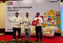 Antisipasi Lonjakan Trafik Lebaran, Indosat Perkuat Jaringan di Jawa Tengah Keterangan foto: (ki-ka) Joko Tri Wibowo SVP Head of Region Central Java Indosat, Adiyanto Adhi Kusumo SVP Head of Marketing Java Indosat, dan Yose Navirianto SVP Head of Technology Java Indosat saat acara Media Update Ramadan 2026 di Solo (27/02/2026).