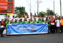 BEDUKK Ramadan Pertamina, Sinergi Komunitas Touring, Ojol dan UMKM Tebar Manfaat PT Pertamina Patra Niaga Regional Jawa Bagian Tengah menggelar Program BEDUKK (Berbuka Dengan Komunitas dan Usaha Kecil), Rabu (25/2), di Kecamatan Ampel, Kabupaten Boyolali. foto: dokumen Pertamina