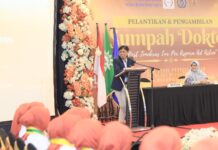 FK UMS Lantik 30 Dokter Baru, Tekankan Pelayanan Ramah dan Pembelajar Sepanjang Hayat