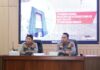 Persis vs Dewa United, Antusiasme Suporter Bakal Membludak, 825 Personel Disiagakan Kapolresta Surakarta Kombes Pol Catur Cahyono Wibowo dan Kabagops Polresta Surakarta Kompol Wahyu Joko Nugroho saat menggelar tactical floor game untuk pengamanan.(Dok Istimewa)