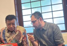 Temui Said Aqil Siradj, Bolone Mase Indonesia Mantapkan Aksi Sosial dan Ekonomi Kerakyatan Koordinator Nasional Bolone Mase Kuat Hermawan bertemu dengan mantan Ketua PBNU KH Said Aqil Siradj.(foto: istimewa)