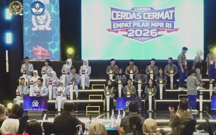 Lomba Cerdas Cermat Empat Pilar Kalbar digelar pada Sabtu, 9 Mei 2026. Lomba ini tuai kritikan soal penilaian juri. foto: YouTube/MPRGOID Lomba Cerdas Cermat Empat Pilar Kalbar digelar pada Sabtu, 9 Mei 2026. Lomba ini tuai kritikan soal penilaian juri. foto: YouTube/MPRGOID