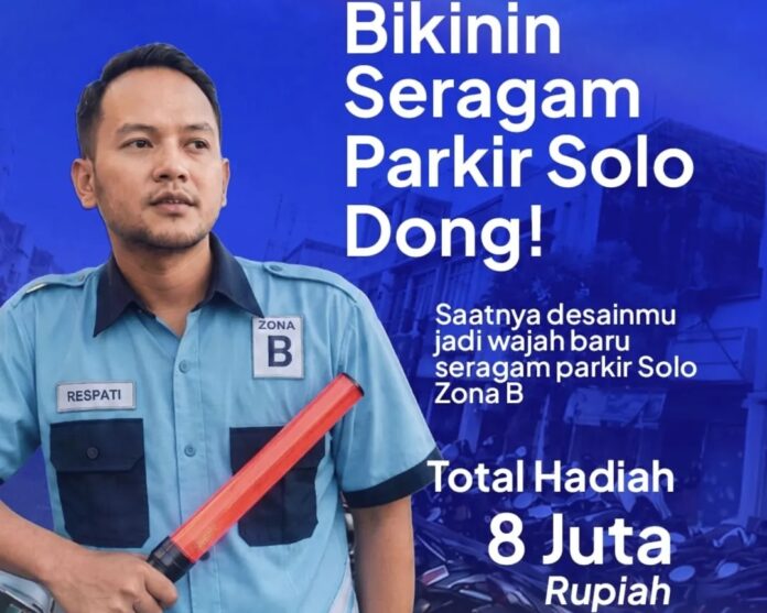 Pemkot Solo umumkan lomba desain seragam parkir Solo, tapi rencana ini tuai kritikan. foto: Instagram/dishubsurakarta