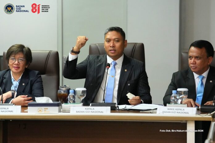 Kepala BGN Sudaryono, menutup 833 dapur Satuan Pelayanan Pemenuhan Gizi (SPPG) di sejumlah wilayah di Indonesia. foto: Instagram/badangizinasional.ri