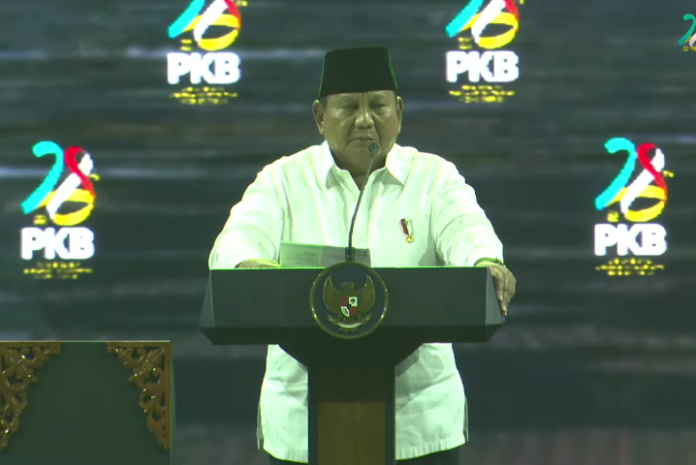 pidato presiden prabowo wartawan londo ireng