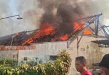Kebakaran Hebat di Panularan Solo: 12 Rumah Ludes Terbakar, Belasan KK Mengungsi