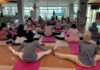 Bandara Adi Soemarmo Gelar “Yin Yoga with Airport Views” di Terminal Internasional
