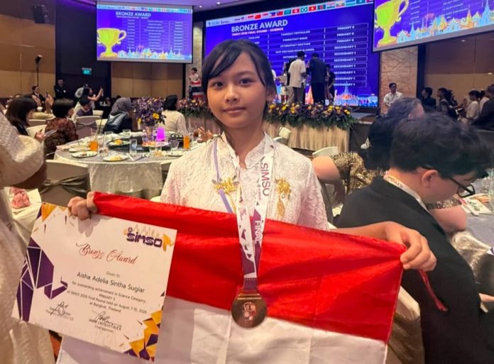 siswi sd solo medali perak olimpiade sains imaso 2026